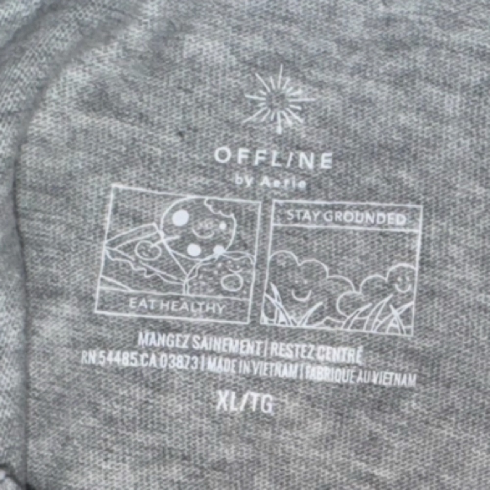 Offline by Aerie Cropped Tee with Elastic Waistband - Picture 7 of 7